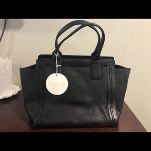 Authentic Chloe Alison Mini East/West Tote Black
